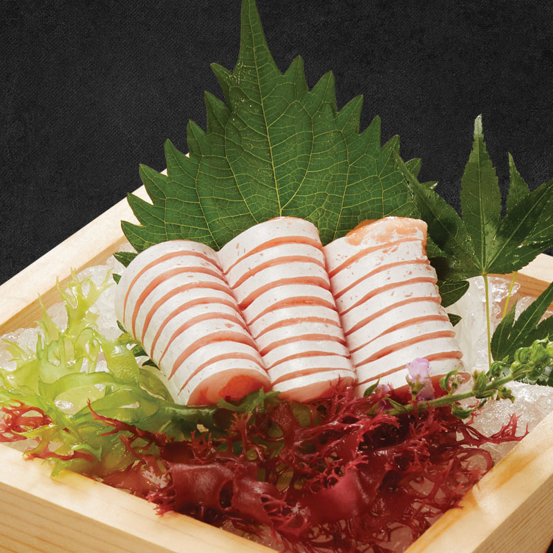 salmon toro sashimi
